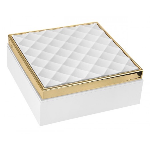BONGELLI PREZIOSI COFANETTO BIANCO E ORO 17X17