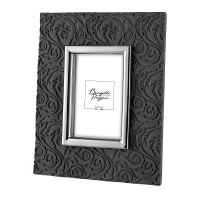 BONGELLI PREZIOSI PORTA FOTO INTARSI 13 X 18 NERO E ARGENTO