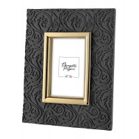 BONGELLI PREZIOSI PORTA FOTO INTARSI 13 X 18 NERO E ORO