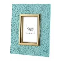 BONGELLI PREZIOSI PORTA FOTO INTARSI 13 X 18 TIFFANY E ORO