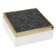 BONGELLI PREZIOSI COFANETTO BAROCCO 17X17 NERO E ORO