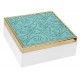 BONGELLI PREZIOSI COFANETTO BAROCCO 17X17 TIFFANY E ORO