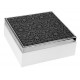 BONGELLI PREZIOSI COFANETTO 17X17 NERO E ARGENTO