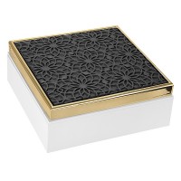 BONGELLI PREZIOSI COFANETTO 17X17 NERO E ORO