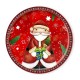EGAN PIATTO PANETTONE BABBO NATALE