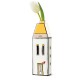 EGAN Contenitore Profumatore con tappo Le Casette Giallo 11X37