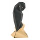 BONGELLI SCULTURA GUFO STILIZZATO MODERN ANIMAL H.16 CM NERO