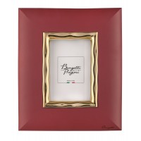 BONGELLI CORNICE PORTAFOTO 20X30 CM ROSSO E ORO