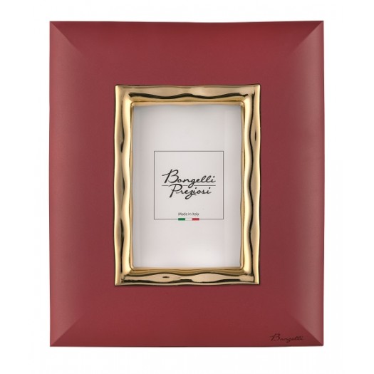 BONGELLI CORNICE PORTAFOTO 20X30 CM ROSSO E ORO
