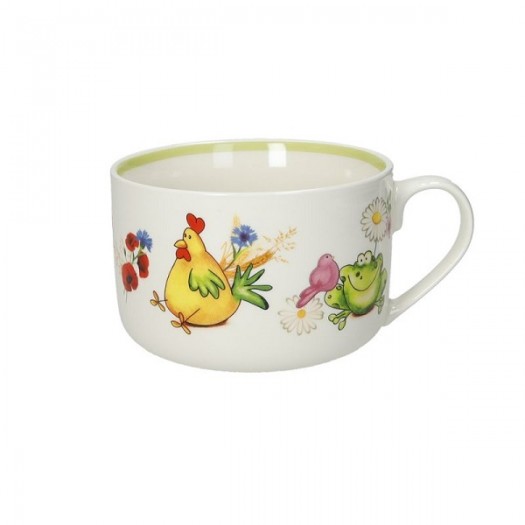 BRANDANI TAZZA COLAZIONE 4 STAGIONI NEW BONE CHINA