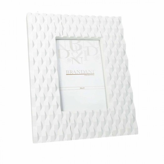 BRANDANI PORTAFOTO GLAM BIANCO INT.10X15 POLIRESINA