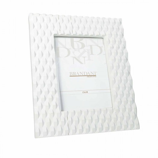 BRANDANI PORTAFOTO GLAM BIANCO INT.13X18 POLIRESINA