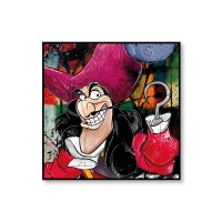 EGAN Quadro ”Captain James Hook” Disney 70X70