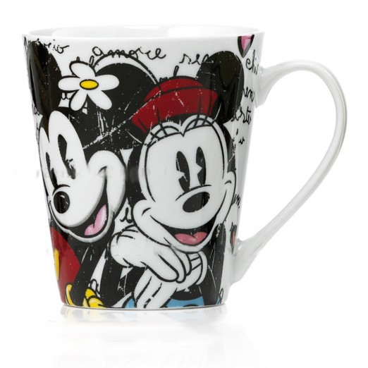 Mug Mickey Mouse e Minnie Porcellana Egan Topolino