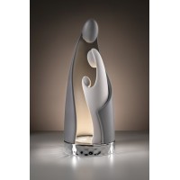 BONGELLI PREZIOSI LAMPASDA FAMIGLIA STILIZZATA H. 31 CM GRIGIA