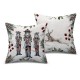 EGAN Set 2 Cuscini Natale Schiaccianoci 40×40