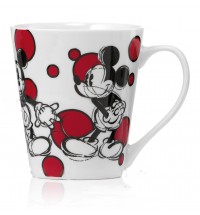 Mug Disney Mickey Mouse Bolli Rossi Porcellana Egan Topolino