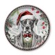 EGAN Piatto Panettone Natale Cane D.31