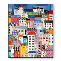 EGAN Quadro “Paese mio” 80X100