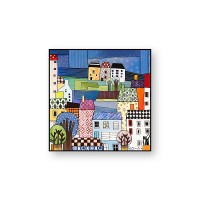 EGAN Quadro “Paese mio” 50X50