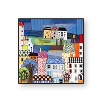 EGAN Quadro “Paese mio” 70X70