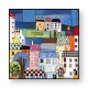 EGAN Quadro “Paese mio” 100X100