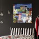 EGAN Quadro “Paese mio” 100X100