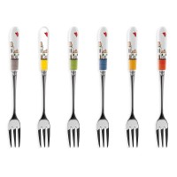 EGAN Set 6 Forchettine Le Casette