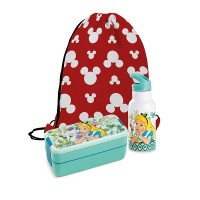 egan Set Lunch Box + Bottiglia Termica AliceTales con sacca