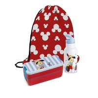 egan Set Lunch Box + Bottiglia Termica Pinocchio Tales con sacca