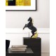 BONGELLI PREZIOSI SCULTURA CAVALLO STILIZZATO  35 CM NERO E ORO