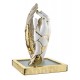 BONGELLI PREZIOSI LAMPADA MANI CREPE H 36 CM NOCCIOLA BIANCO E ORO