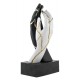 BONGELLI PREZIOSI SCULTURA MANI CREPE H 22CM  BIANCO E NERO