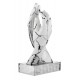BONGELLI PREZIOSI SCULTURA MANI CREPE H 38CM BIANCO E ARGENTO