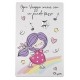 BONGELLI PREZIOSI QUADRETTO BAMBINA ROSA 11X7 CM