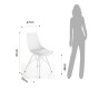 TOMASUCCI Sedia KIKI WHITE polipropilene BIANCO opaco