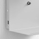 TOMASUCCI Applique NIO WHITE con presa USB per ricarica smartphone / tablet