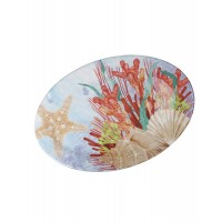 BRANDANI VASSOIO OVALE OCEANO MELAMINA 50X35,5 CM