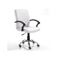 TOMASUCCI POLTRONA UFFICIO PANY HIGH WHITE