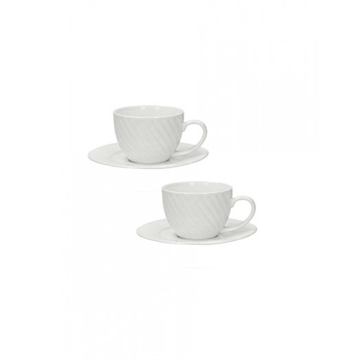 BRANDANI TAZZINA CAFFE OPTICAL SET 2 PZ NEW BONE CHINA