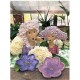 BRANDANI CIOTOLA FLORA PURPLE IN RESINA 22X6.5 CM