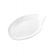 BRANDANI VASSOIO FOGLIA PORCELLANA 31X22 CM BIANCO