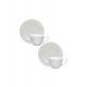 BRANDANI TAZZINA CAFFE RICORDI SET 2 PZ NEW BONE CHINA 12,5X5,5 CM
