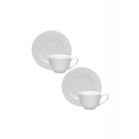BRANDANI TAZZINA CAFFE RICORDI SET 2 PZ NEW BONE CHINA 12,5X5,5 CM