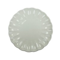 BRANDANI PIATTO PIANO CALIPSO SET 6 PZ AVORIO , 27 CM