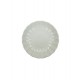 BRANDANI PIATTO FONDO CALIPSO SET 6 PZ AVORIO STONEWARE, 23 CM