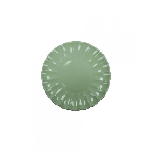 BRANDANI PIATTO PIANO CALIPSO SET 6 PZ SALVIA STONEWARE, 27 CM