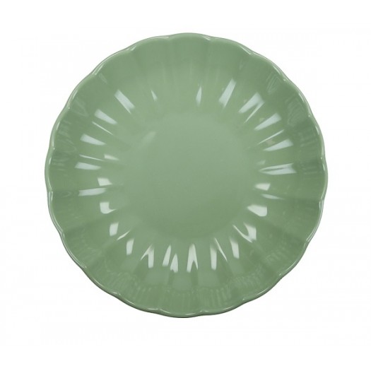 BRANDANI PIATTO FONDO CALIPSO SET 6 PZ SALVIA STONEWARE, 23 CM
