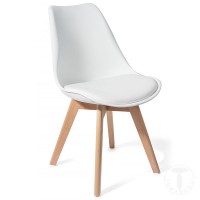 TOMASUCCI N° 4 SEDIA KIKI EVO WOOD WHITE