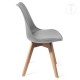 TOMASUCCI 4 SEDIA KIKI EVO WOOD GREY